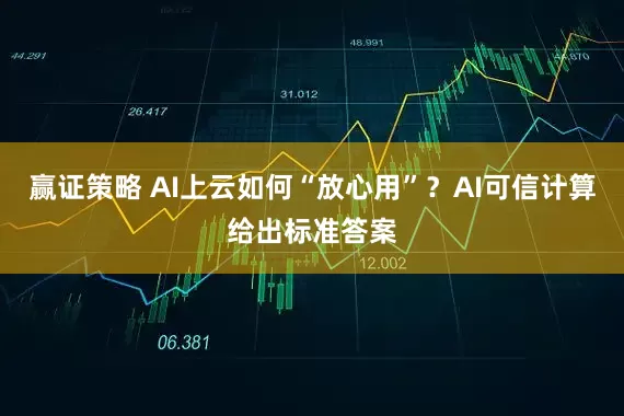 赢证策略 AI上云如何“放心用”？AI可信计算给出标准答案